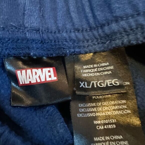 Marvel Blue Character Sweatpants | Youth Size XL - Picture 4 of 7